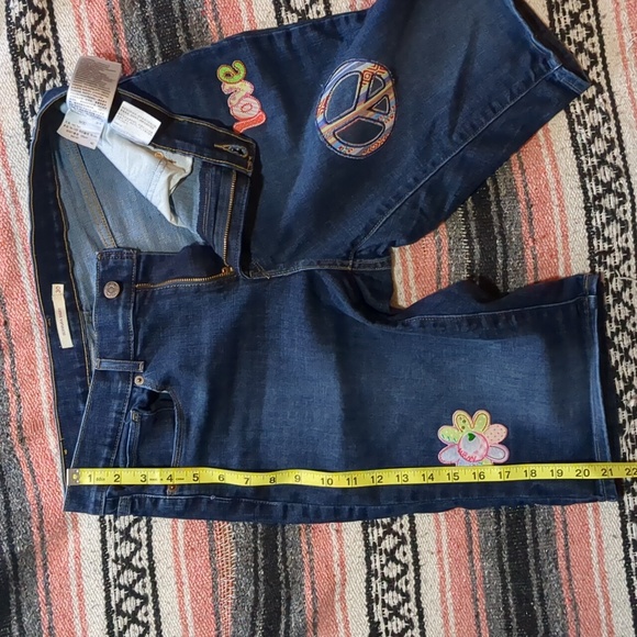 Levi's Denim Shorts with Patches - Picture 7 of 12